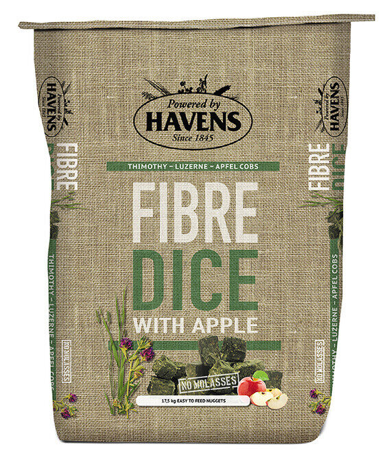 Havens Fibre Dice (timotiņš+lucerna+ābols) 17,5kg